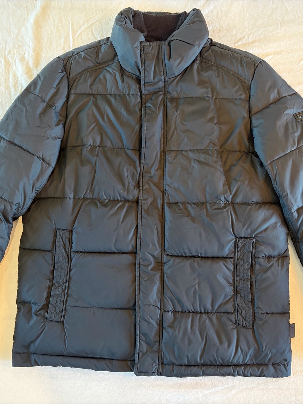 Calvin Klein Black Quilted Puffer Coat